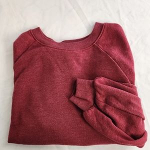 Aerie Crew Neck Sweatshirt | Maroon | Junior Size XS | Euc | Dress Balloon...
